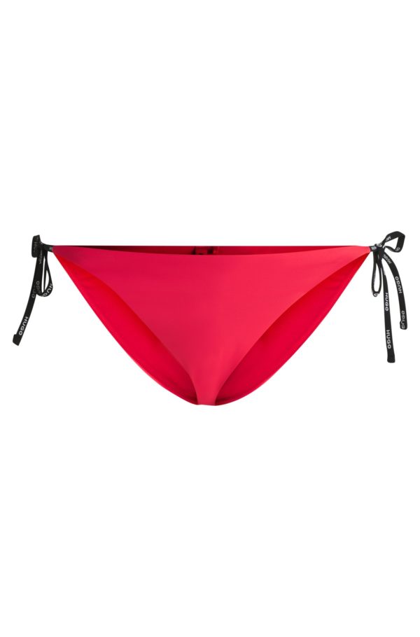 Hugo Boss Bas de bikini avec liens contrastants logotés