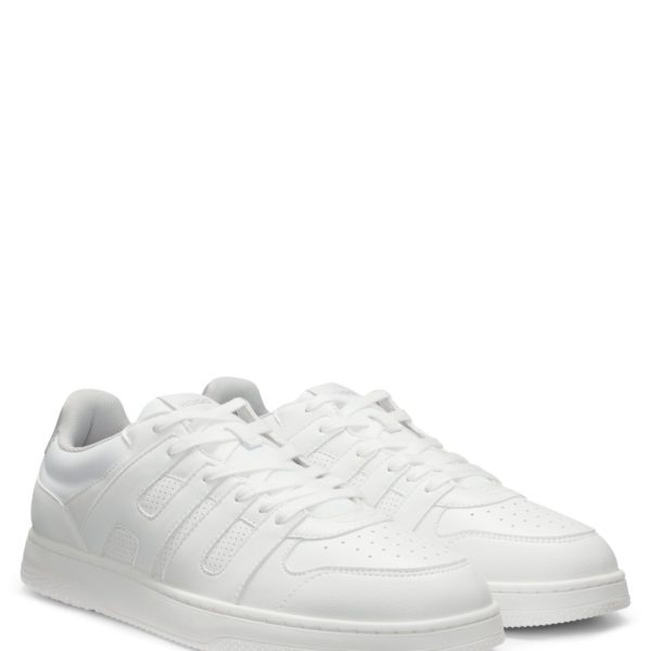 Hugo Boss Baskets en similicuir avec tige logotée
