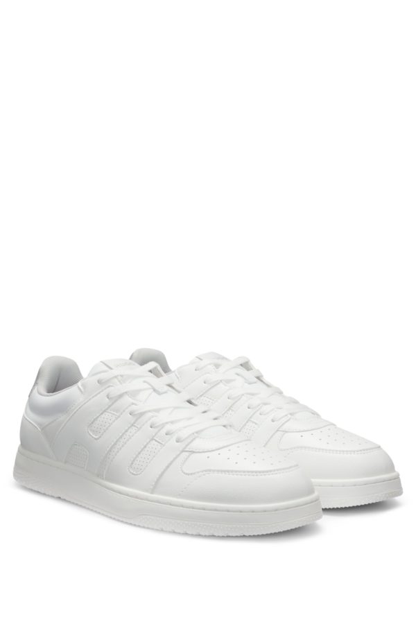 Hugo Boss Baskets en similicuir avec tige logotée
