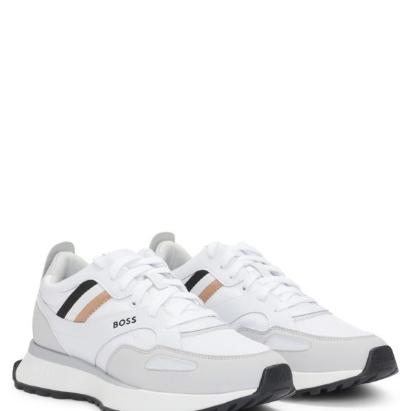 Hugo Boss Baskets style chaussures de course avec semelle extérieure en gomme EVA