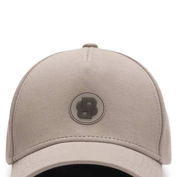 Hugo Boss Casquette en coton mélangé avec patch double B
