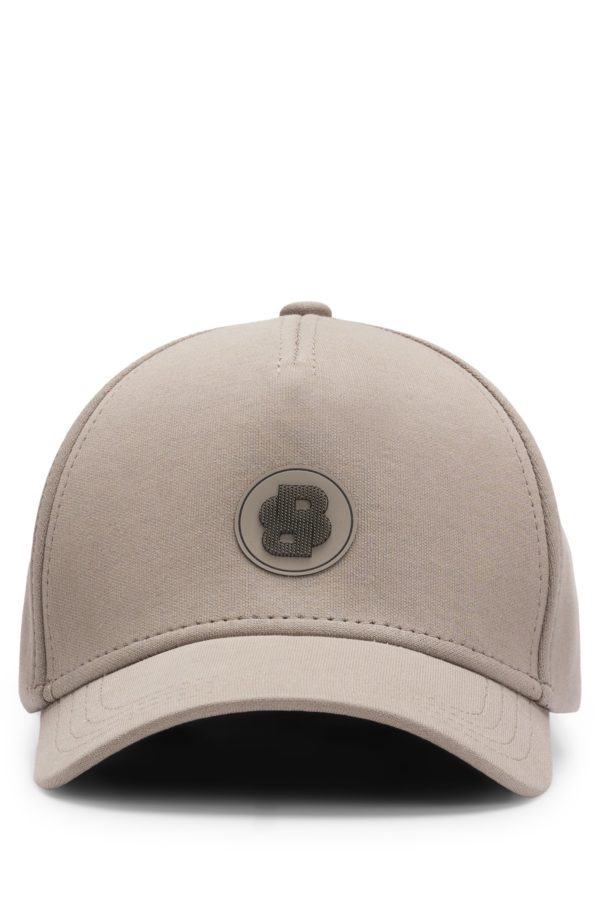 Hugo Boss Casquette en coton mélangé avec patch double B