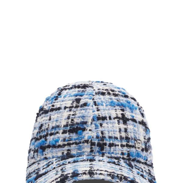 Hugo Boss Casquette en tweed multicolore à monogramme Double B