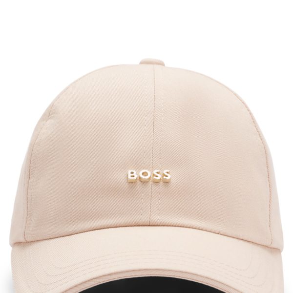Casquette en twill de coton avec finition logotée métallique – Hugo Boss