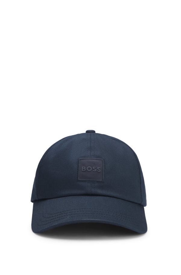 Hugo Boss Casquette en twill de coton avec patch logoté tissé