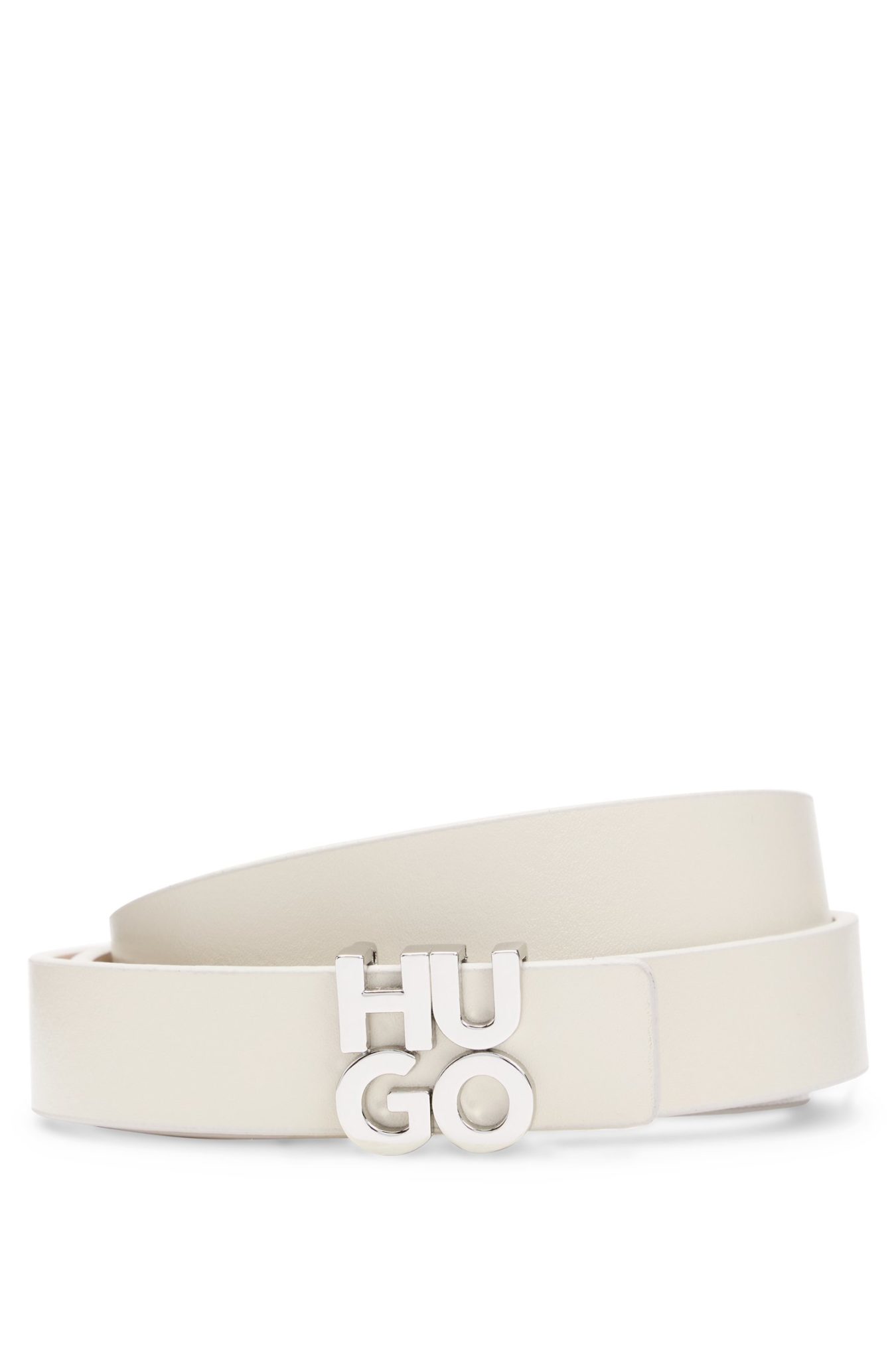 Hugo Boss Ceinture en cuir italien avec boucle à logo revisité
