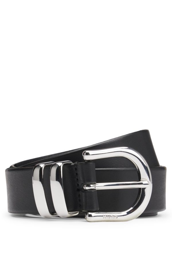 Hugo Boss Ceinture en cuir italien avec double passant