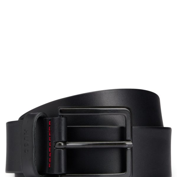 Hugo Boss Ceinture en cuir italien avec passant à logo estampé