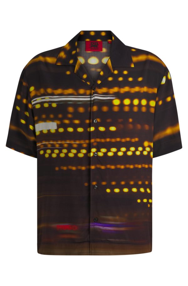 Hugo Boss Chemise Oversize HUGO x RB à imprimé course automobile