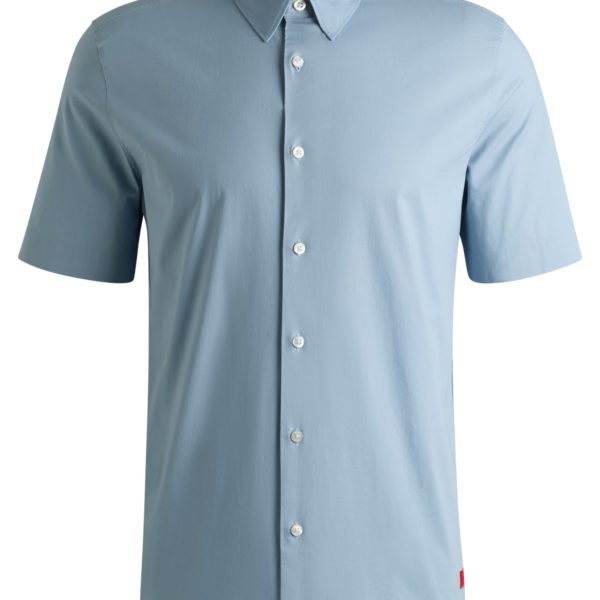 Hugo Boss Chemise Relaxed en toile de coton stretch