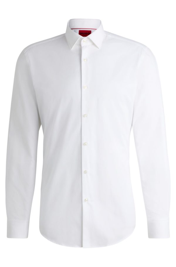 Hugo Boss Chemise Slim Fit en popeline de coton facile à repasser
