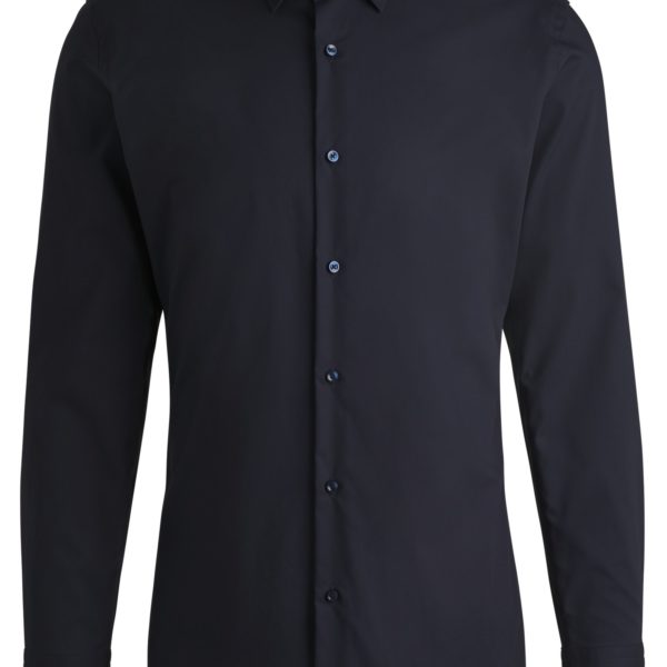 Hugo Boss Chemise Slim Fit en popeline de coton stretch facile à repasser
