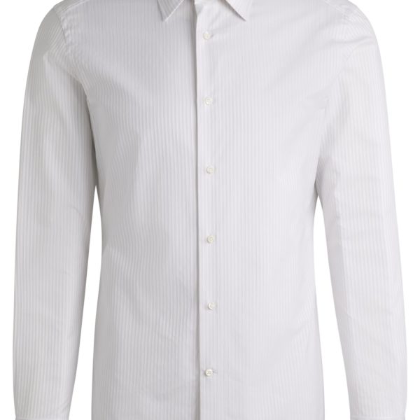 Hugo Boss Chemise Slim en coton à rayures