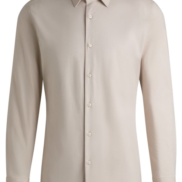 Hugo Boss Chemise Slim en twill de coton stretch facile à repasser