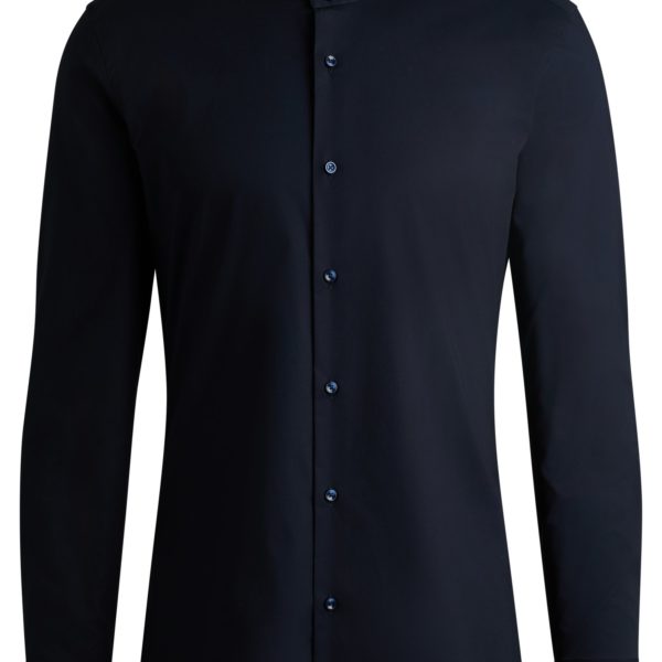 Hugo Boss Chemise slim en popeline de coton stretch facile à repasser