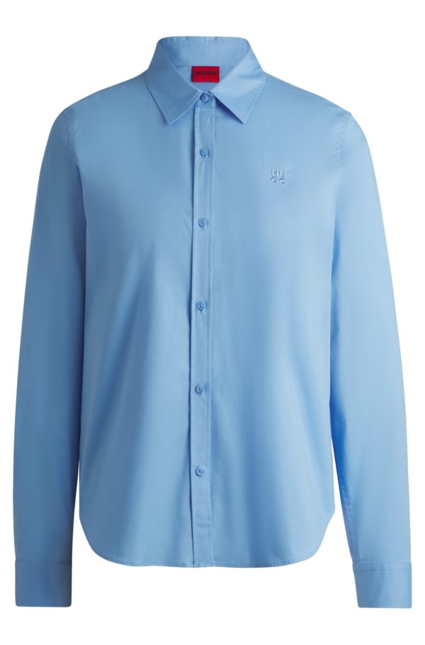 Hugo Boss Chemisier Regular en toile de coton stretch