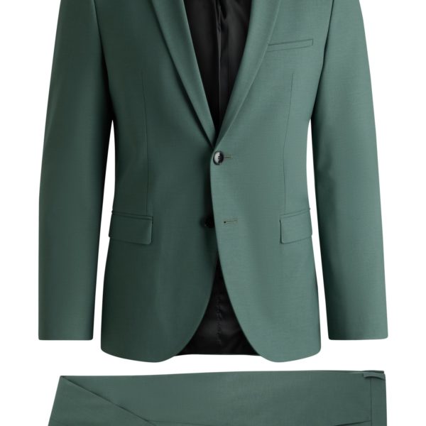 Costume Extra Slim en laine stretch mélangée – Hugo Boss