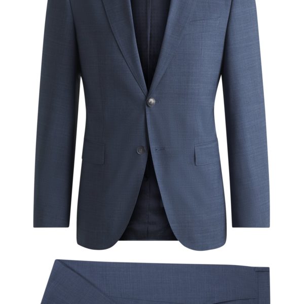 Costume Regular en tissu stretch à motif – Hugo Boss