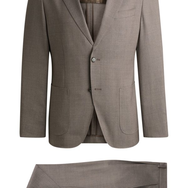 Costume Slim en laine vierge à forte torsion – Hugo Boss