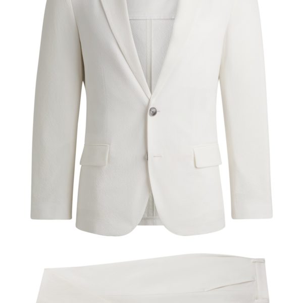 Hugo Boss Costume Slim en seersucker