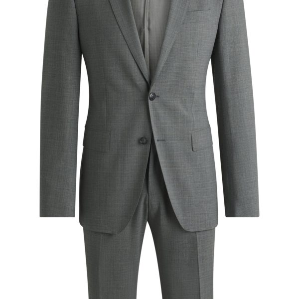 Costume Slim en tissu stretch à micro motif – Hugo Boss