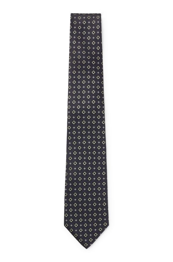 Hugo Boss Cravate à motif en jacquard de soie italien