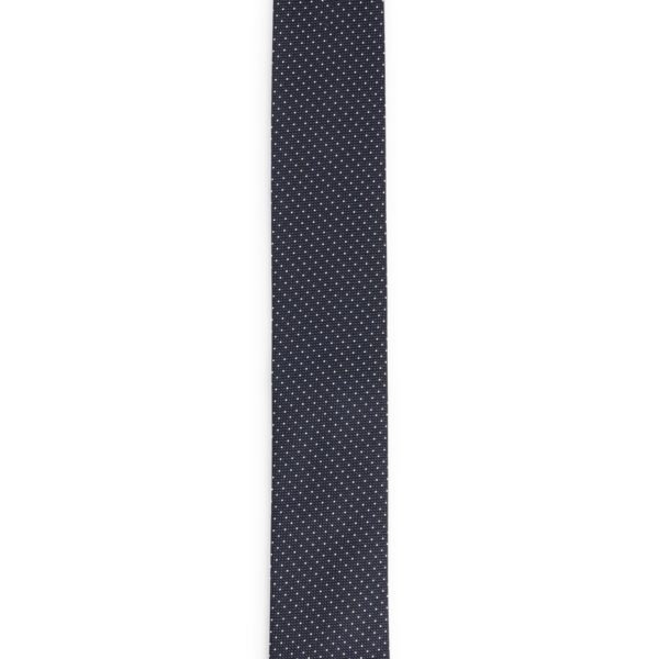 Hugo Boss Cravate jacquard de soie mélangée à micro pois