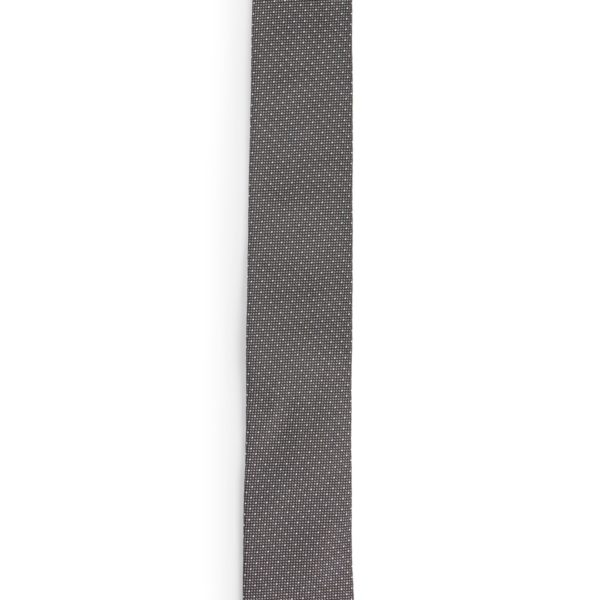 Hugo Boss Cravate jacquard de soie mélangée à micro pois