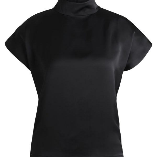 Hugo Boss Haut à col montant en satin fluide