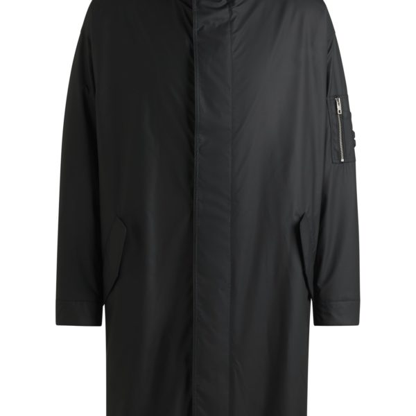 Imperméable à capuche avec fermeture invisible – Hugo Boss