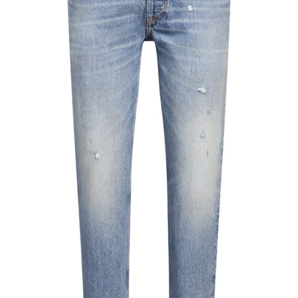 Hugo Boss Jean Tapered en denim bleu rigide
