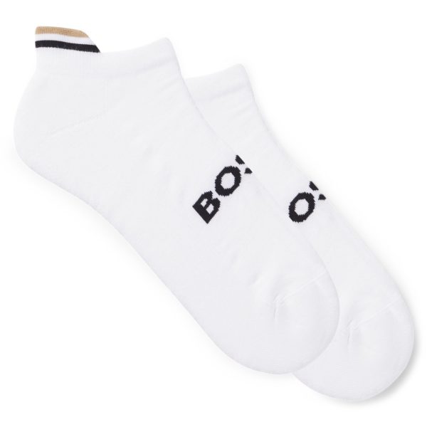 Lot de deux paires de chaussettes basses avec logos – Hugo Boss