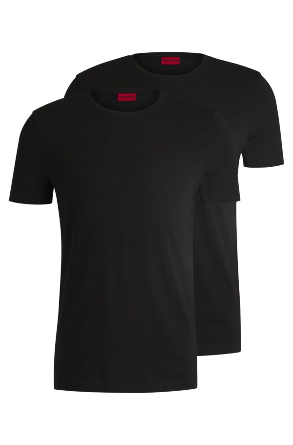 Hugo Boss Lot de deux t-shirts Slim en coton stretch