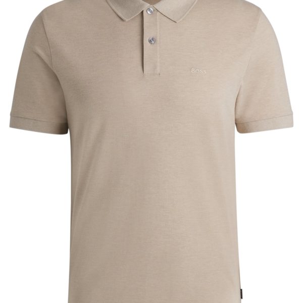 Hugo Boss Polo Pallas en piqué de coton avec détails logotés