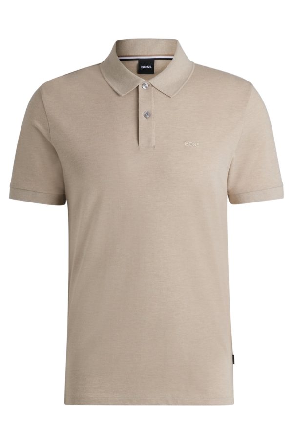 Hugo Boss Polo Pallas en piqué de coton avec détails logotés