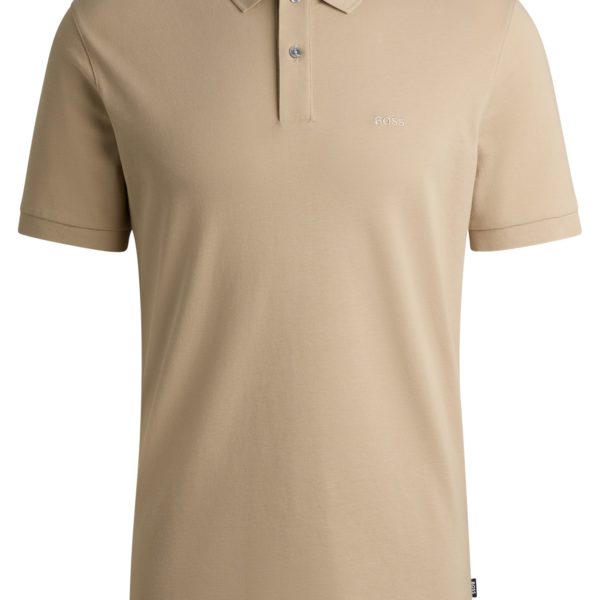 Hugo Boss Polo Pallas en piqué de coton avec détails logotés