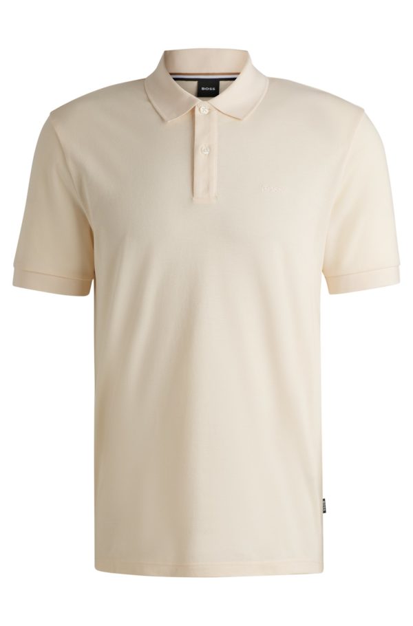 Hugo Boss Polo Pallas en piqué de coton avec détails logotés
