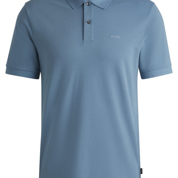 Hugo Boss Polo Pallas en piqué de coton avec détails logotés