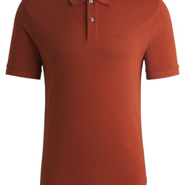 Hugo Boss Polo Pallas en piqué de coton avec détails logotés