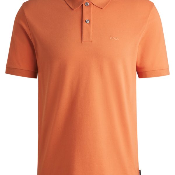 Hugo Boss Polo Pallas en piqué de coton avec détails logotés