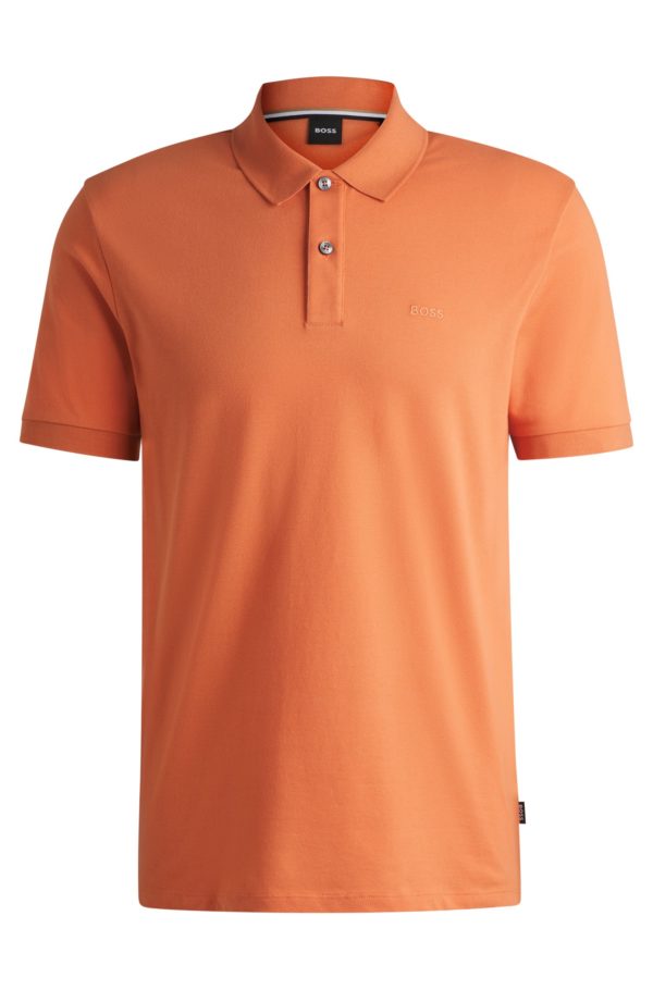 Hugo Boss Polo Pallas en piqué de coton avec détails logotés