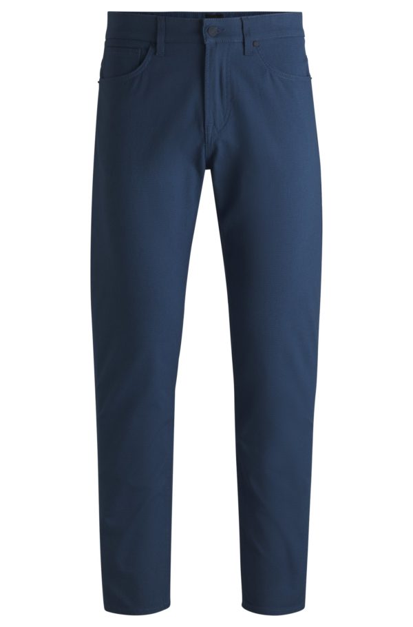 Hugo Boss Pantalon Regular à la coupe Regular Rise en stretch façonné