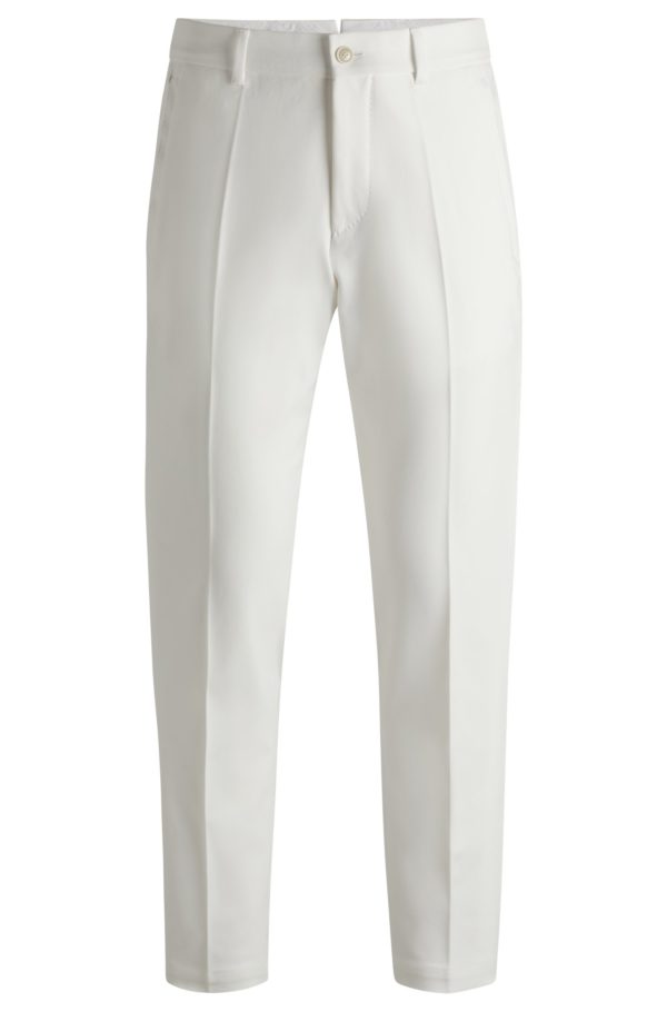 Hugo Boss Pantalon Tapered en coton stretch à double tissage