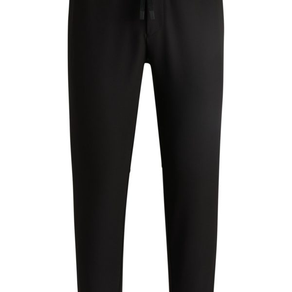 Hugo Boss Pantalon Tapered en tissu stretch déperlant