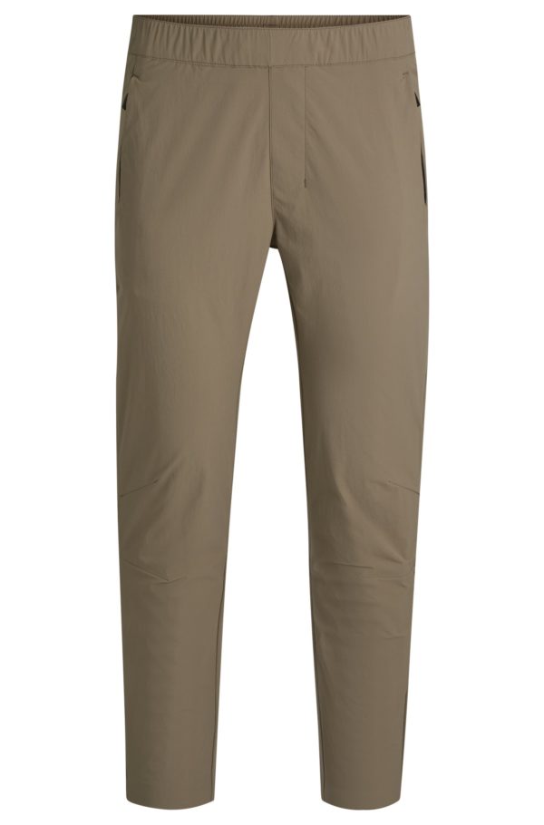 Hugo Boss Pantalon Tapered en tissu stretch déperlant