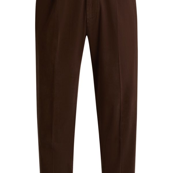 Hugo Boss Pantalon Tapered en twill stretch