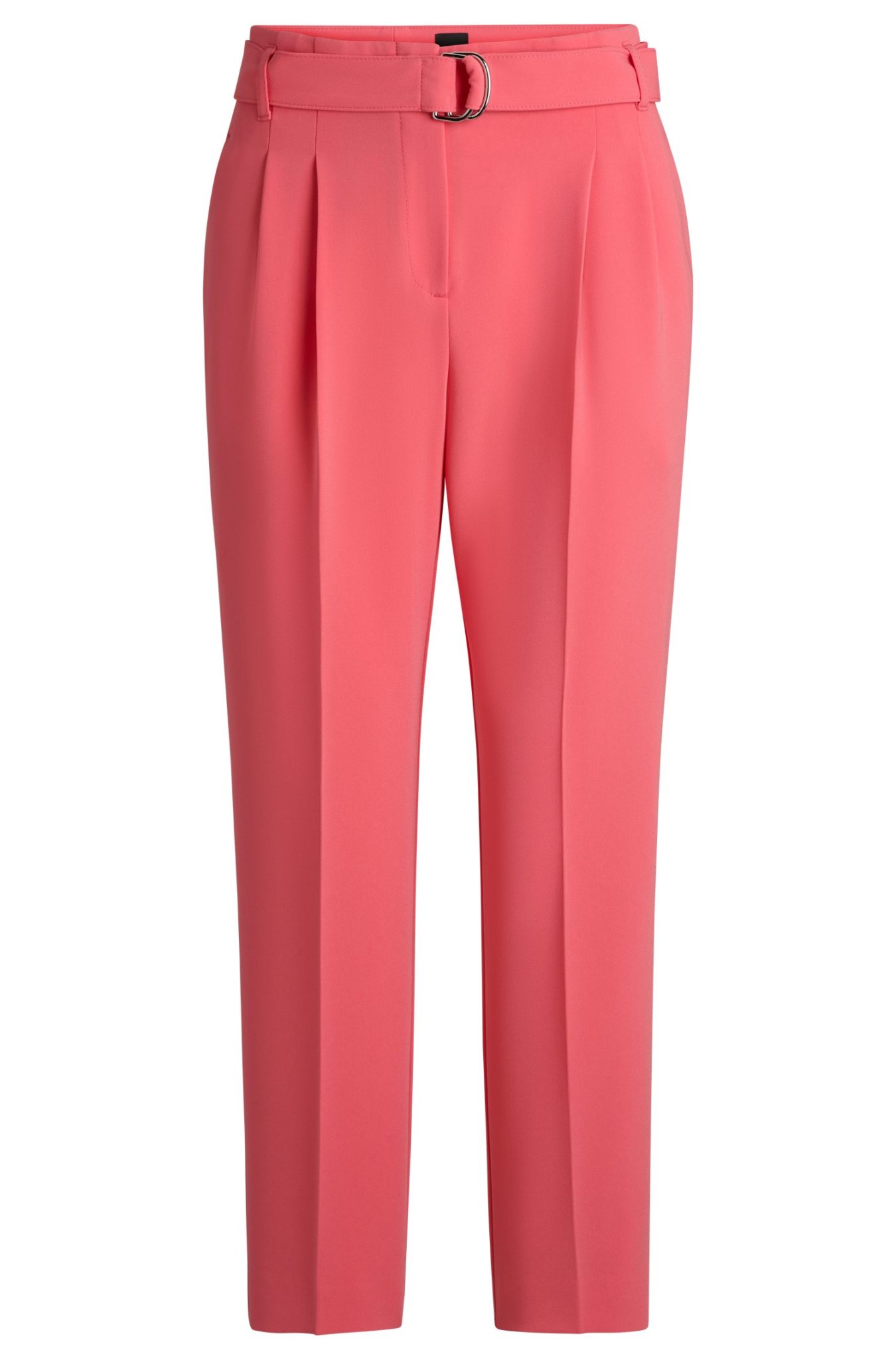 Hugo Boss Pantalon court Regular en crêpe infroissable