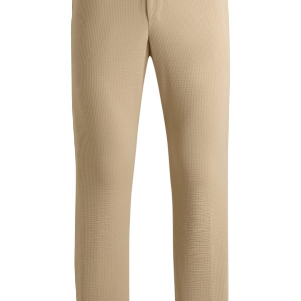 Pantalon habillé lavable en seersucker stretch – Hugo Boss