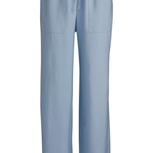 Hugo Boss Pantalon large en twill doux à cordon de serrage