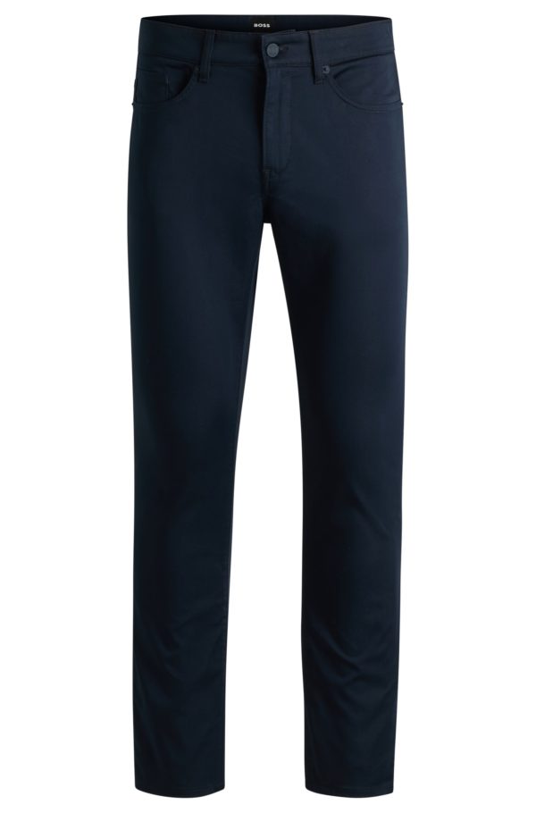 Hugo Boss Pantalon slim Delaware en satin stretch